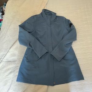 Blue north face jacket